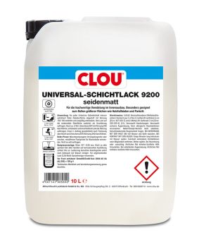 AKTION - CLOU Universal-Schichtlack 9200, seidenmatt, 10,0 L (nur in D lieferbar)