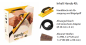 Preview: Mirka Handy-Kit mit Absaugschlauch und Abranet 80 x 230 mm Kunststoff, mit Luftregulierung GRIP 55-loch:VPE: 1 Stck/Pck