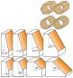 Preview: CMT HW-Fasefräser mit Anlaufring; 19x11,5/54,9x6mm, z2 ; Winkel 15°, 1 VPE = 1 Stck