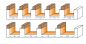 Preview: CMT HW-Bündigfräser mit Anlaufring; 13x20/57x6mm, z2 rechts; 1 VPE = 1 Stck
