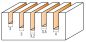 Preview: CMT VHW-Dichtungsfräser; 3x8/70x6mm, z2 beidseitig rechts; 1 VPE = 1 Stck