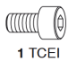 Preview: CMT ZylinderSchraube 1/8"x1/2"x5/8"mm ; 1 VPE = 1Stck