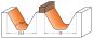 Preview: CMT HW-Schriftschaftfräser 60°; 28x19/63,5x12mm, z2 ; 1 VPE = 1 Stck