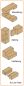 Preview: CMT VHW-Nutfräser; 2x4/50x6mm, z1 rechts; 1 VPE = 1 Stck