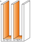 Preview: CMT HW-Wendeplatten-Nutschaftfräser; 12x50/103x12mm, z1 rechts; 1 VPE = 1 Stck