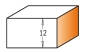 Preview: CMT HW-Wendeplatten-Nutschaftfräser zum Eintauchen; 16x48,3/105x12mm, z2 rechts; 1 VPE = 1 Stck