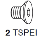 Preview: CMT M4x3,7x6mm Schraube; 1 VPE = 1Stck