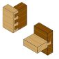 Preview: CMT HW-Zinkenfräser; 12,7x20,6/69,8x8mm, 8° z2 rechts; 1 VPE = 1 Stck