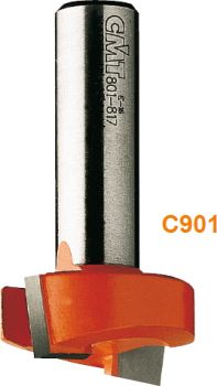CMT HW-Langlochnutfräser; 31,7x12,7/54x12mm, z2 negativ ; 1 VPE = 1 Stck