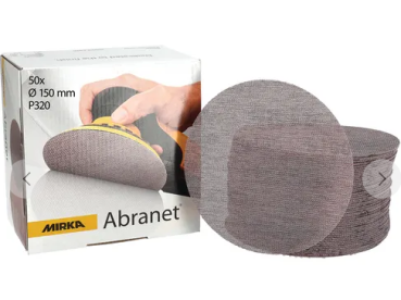 Mirka Abranet Schleifscheiben Ø150 mm P80 Gitternetz; VPE: 50 Stck/Pck