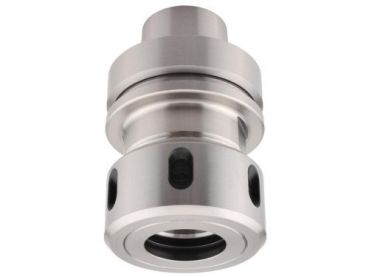 Preview: AIGNER DP-Fügeschaftfräser "KONSTANTIN®-Mini Speedy" für CNC; 27x36/100x25mm z2+2 rechts; montiert in Spannzangenfutter HSK F63, 1 VPE = 1 Stück