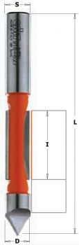CMT HW Kopier-Bündigfräser mit Führung; 6x19/64x6mm, z1 ; 1 VPE = 1 Stck