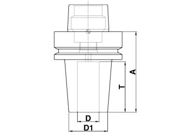 AIGNER DP-Nutschaftfräser "Konstantin®-Mini" Finish; 20x31,2/95x25mm z2x4+1Q rechts im Schrumpffutter; 1 VPE = 1 Stück