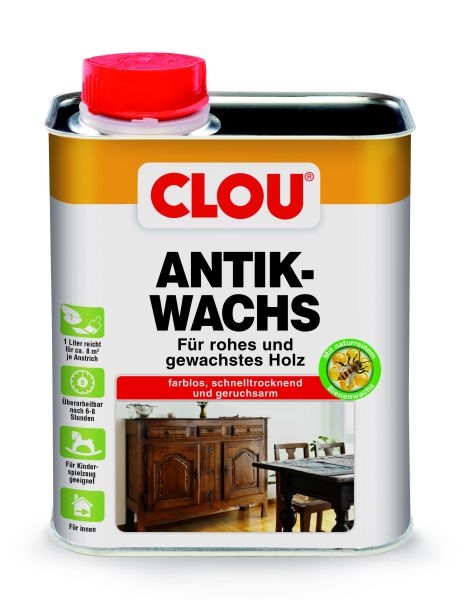 CLOU W2 Antikwachs, farblos, 250 ml (nur in D lieferbar)