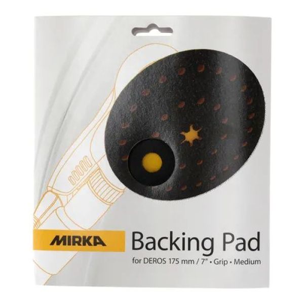 MIRKA Schleifteller GRIP Ø175 mm; medium, 37-Loch, 5/16";  1 VPE = 1 Stück