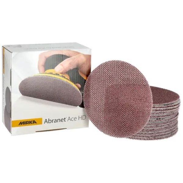 Mirka Abranet ACE HD Schleifscheiben Ø 150 mm Gitternetz; P40; VPE: 25 Stck/Pck