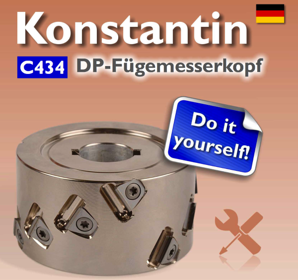AIGNER DP-Wechselschneiden für  „KONSTANTIN“; für Kopf Ø125mm; 1 VPE = 18 Stck