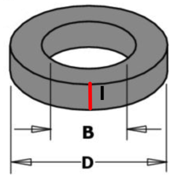 CMT Ersatzteil Distanzring für HW-Konter/Profifräser; 14x0,1/8mm,  1 VPE = 1 Stck