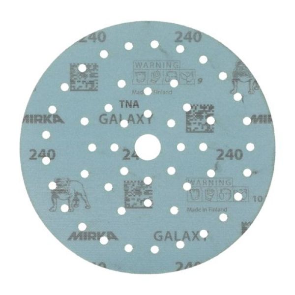 MIRKA Galaxy - Scheiben Ø150 mm, P240, GRIP, Multifit, 1 VPE = 50 Stück