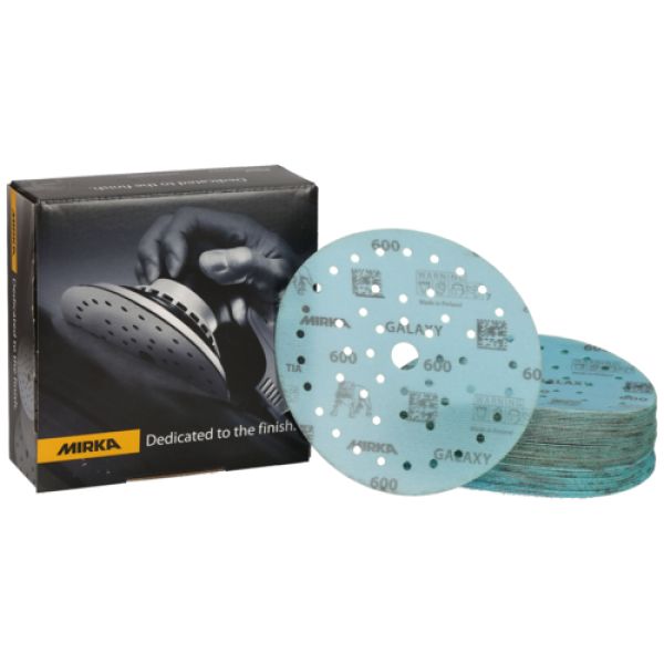 MIRKA Galaxy - Scheiben Ø150 mm, P600, GRIP, Multifit, 1 VPE = 50 Stück