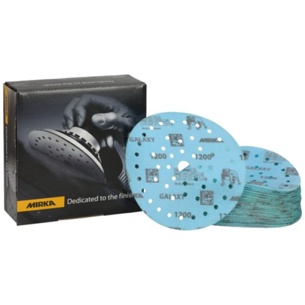MIRKA Galaxy - Scheiben Ø150 mm, P1200, GRIP, Multifit, 1 VPE = 50 Stück