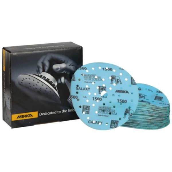 MIRKA Galaxy - Scheiben Ø150 mm, P1500, GRIP, Multifit, 1 VPE = 50 Stück