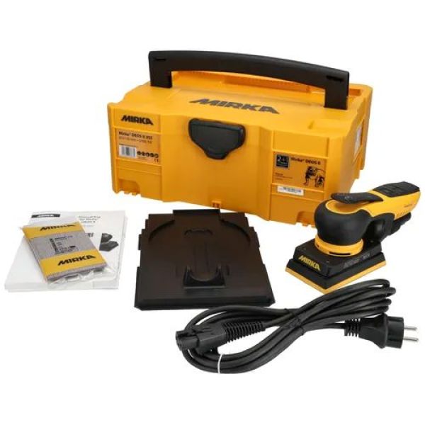 MIRKA DEOS II Elektro Schwingschleifer 353CV im Case; 81x133mm 3,0 Hub, 1 VPE = 1 Stück (nur in D lieferbar)