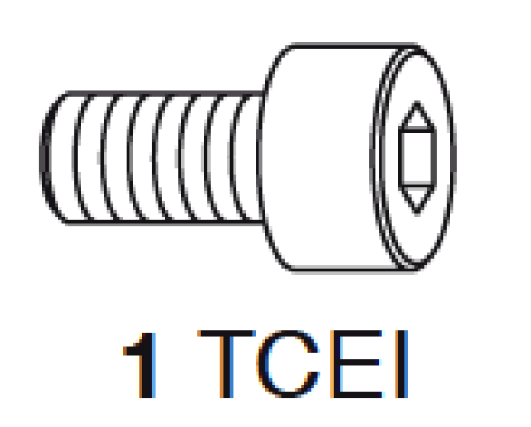 CMT ZylinderSchraube 1/8"x1/2"x5/8"mm ; 1 VPE = 1Stck