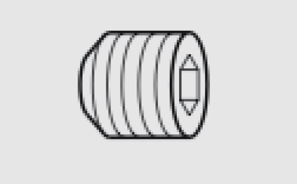 CMT Einstellschraube für Anschlag C541, M5x5mm; 1 VPE = 10 Stck