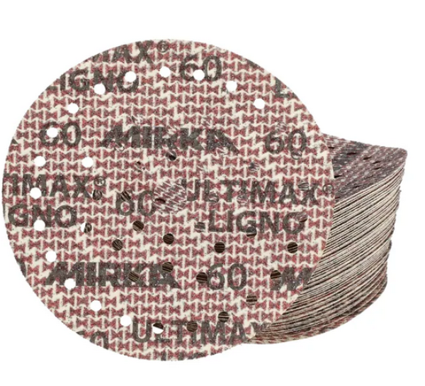 MIRKA Ultimax Ligno, Schleifscheiben Ø150mm, Multifit, K60, 1 VPE = 50 Stück
