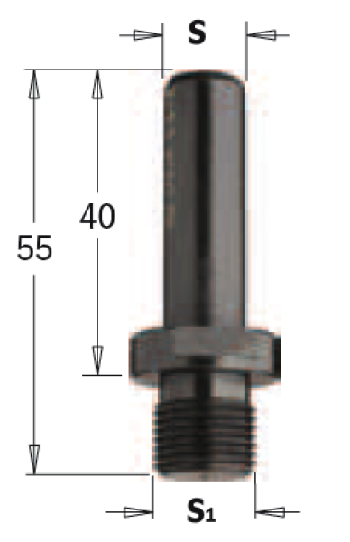 CMT Reduktion für Schaftfräser 10xM12x1mm ; 1 VPE = 1Stck