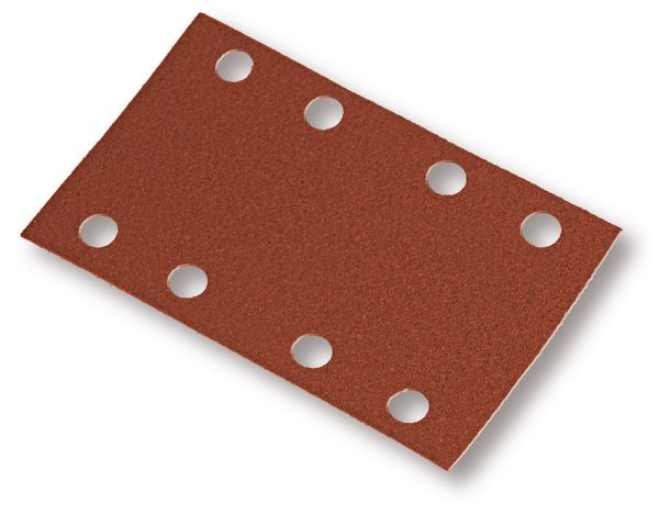 Abverkauf (solange Vorrat reicht): Mirka Coarse Cut-Streifen 81 x 133 mm 8-fach gelocht, P60
