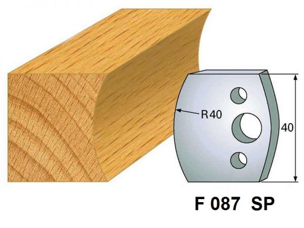SP-Profilmesser 40 x 4 mm (F 087 SP), 1 VPE = 2 Stück