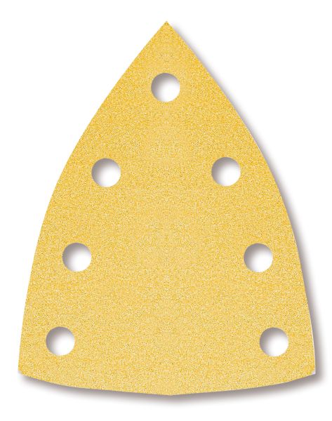 Mirka Gold Delta-Scheiben Ø 152mm 7-fach gelocht, P60, VPE: 50 Stck/Pck
