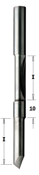 CMT VHW Kopier-Bündigfräser mit Führung; 6x18+18/70x6mm, z1+1 ; 1 VPE = 1 Stck