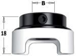 CMT Anschlagring mit Delrin®-Hülse; 10mm; 1 VPE = 1 Stck