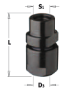 CMT Spannzangenfutter für Schaftfräser M12x1/38mm ; 1 VPE = 1Stck