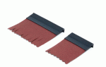 ARMINIUS® EcoFlex Schleiflamellen für Stirn-Schleifbürsten Ø120 mm / P80; 1 VPE = 14 Stück